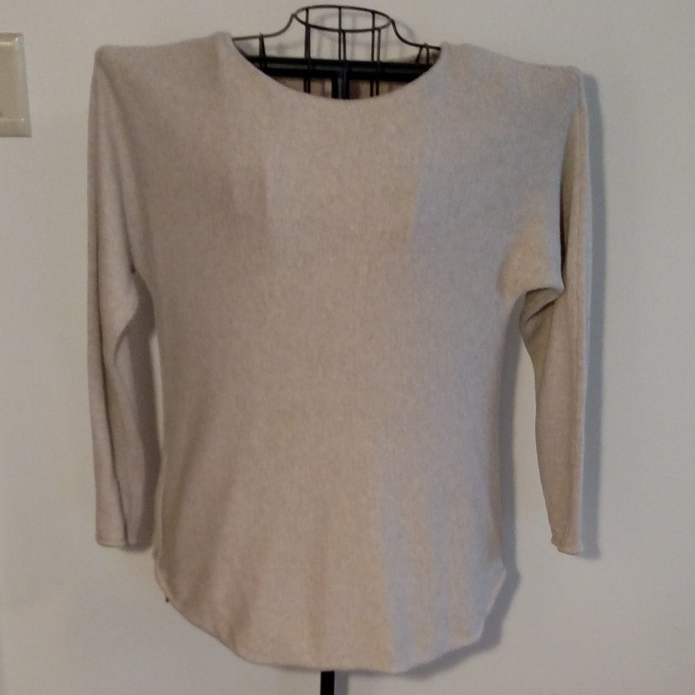 MICHAEL Michael Kors long sleeve beige sweater, excellent condition, size S